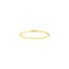 Gold ring on a white background