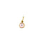 A small disc with hand painted enamel. This tiny evil eye is very adorable finished with oval bail. 