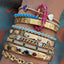A tennis bracelet with a twist, this solid gold half diamond and half turquoise bracelet is a great modern twist to a classic look. with seamless clasp. 