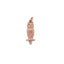 A vintage owl pendant with the owl sitting on a branch with diamond eye and 3 dimensional body. Detailed feathers.